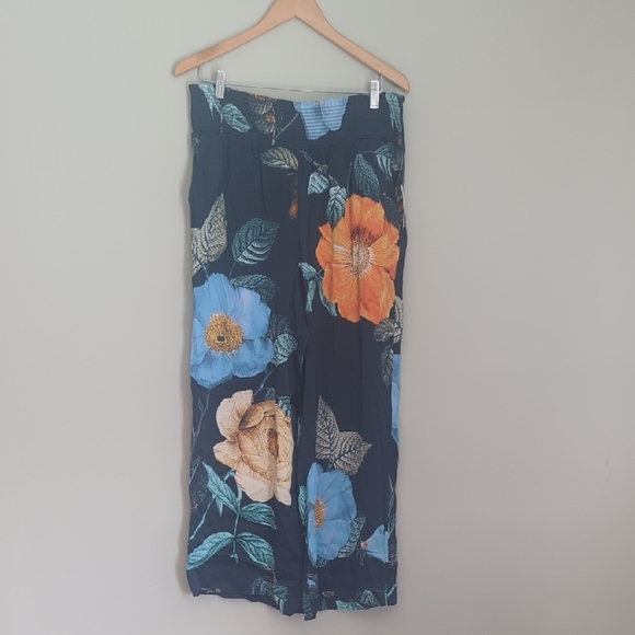 NWT Maeve by Anthropologie Floral Navy Maxi Skirt, US L - Picture 1 of 5